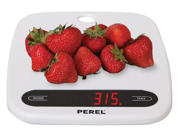 keukenweegschaal digitaal 15,5 x 20,5 cm ABS wit