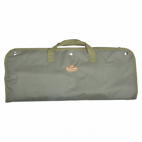 barbecueschort gereedschap RVS/canvas 5-delig