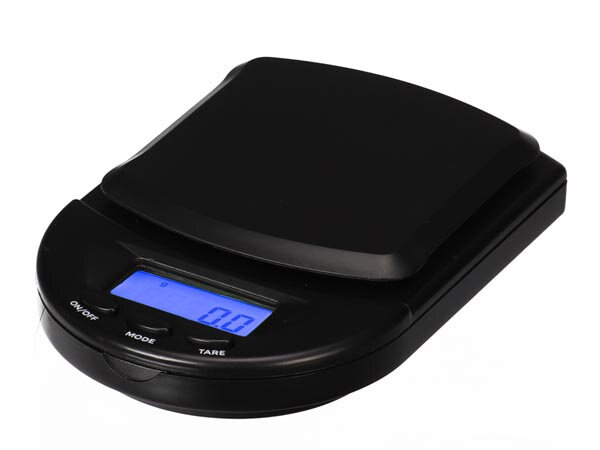 precisieweegschaal digitaal 10 x 6,9 cm ABS zwart