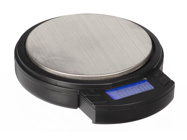 precisieweegschaal digitaal 8,5 cm ABS/RVS zwart/zilver