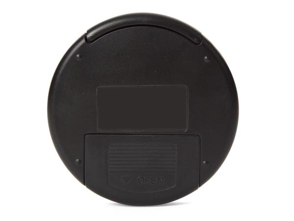 precisieweegschaal digitaal 8,5 cm ABS/RVS zwart/zilver