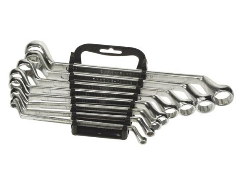 ringsleutelset 6 - 22 mm chroom zilver 8-delig