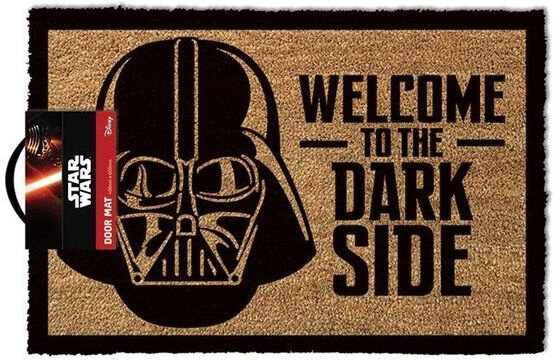 deurmat Star Wars 40 x 60 cm PVC/kokosvezel zwart/bruin