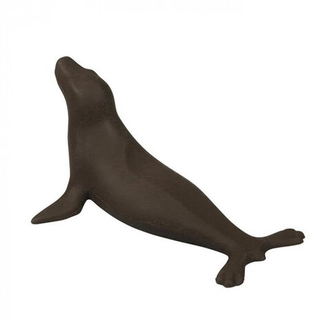 deurstopper The Zoo 14 cm siliconen bruin
