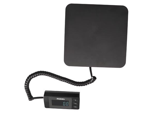 postweegschaal digitaal 20 x 20 cm ABS  zwart/grijs
