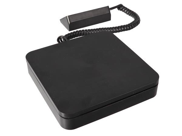 postweegschaal digitaal 20 x 20 cm ABS  zwart/grijs