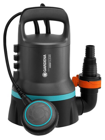dompelpomp 9000 RVS 24,2 x 28,3 cm zwart/grijs