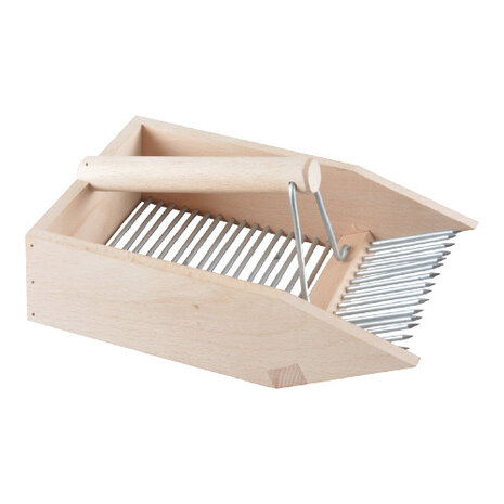 bessenplukker 22,3 x 14,2 x 10,6 cm hout/staal