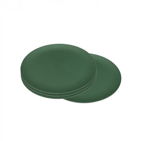 bord Flavour 20 cm biokunststof groen 4 stuks