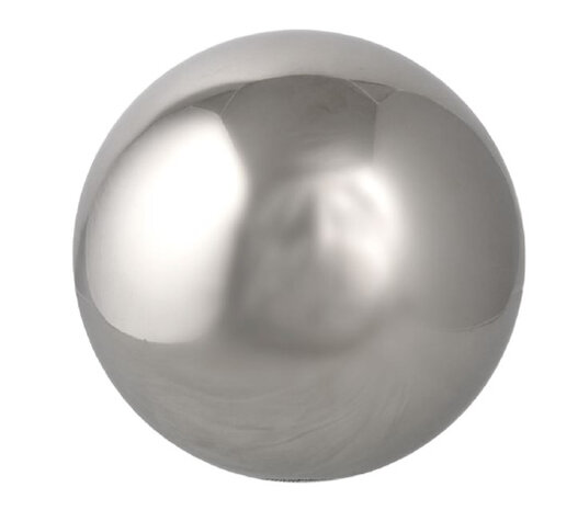 heksenbol 24,4 cm RVS zilver