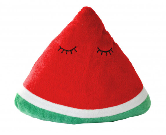 deurstopper Samba 20 cm pluche rood/groen