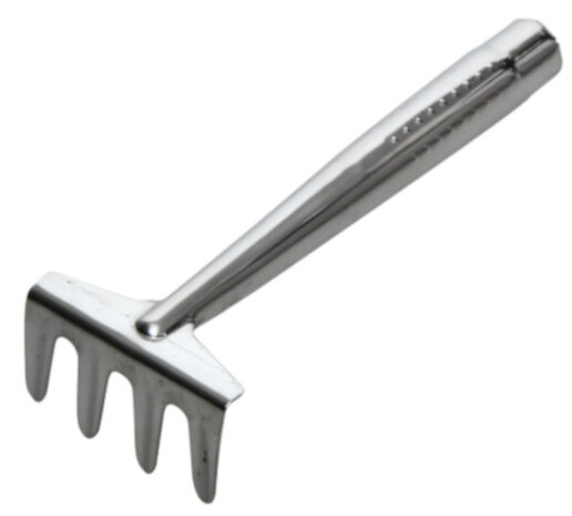 kamerplantenhark 6 x 15,7 cm RVS zilver