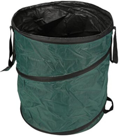tuinafvalzak 150 liter 63 x 55 cm nylon groen/zwart