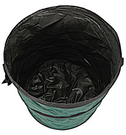tuinafvalzak 150 liter 63 x 55 cm nylon groen/zwart