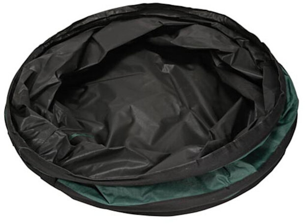 tuinafvalzak 150 liter 63 x 55 cm nylon groen/zwart