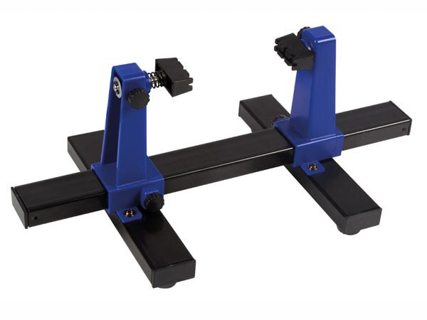 printplaathouder 30 x 16,5 cm platinum blauw/zwart