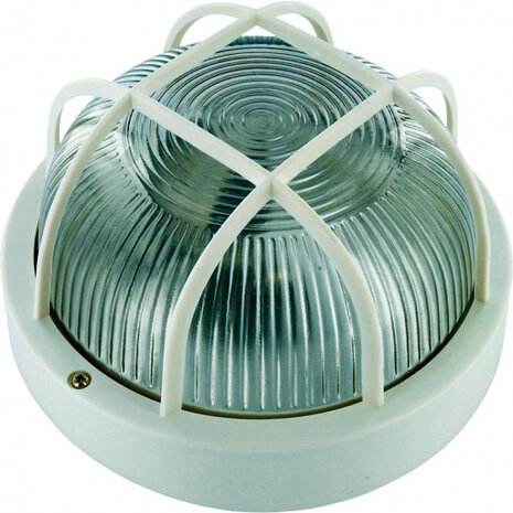 buitenlamp 60W E27 220-240V 18 x 10 cm wit