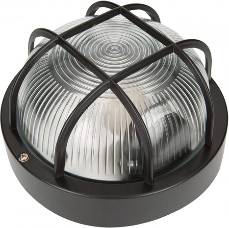 buitenlamp 60W E27 220-240V 18 x 10 cm zwart