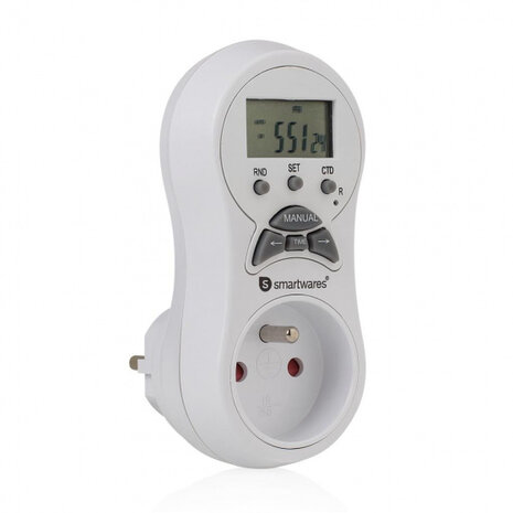 schakelklok TM80B digitaal 3500W 220V wit