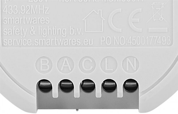 schakelset Garage SH4-99558 300W 220V wit 3-delig