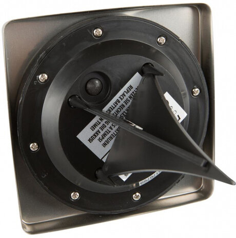 grondspot Torino LED 12 x 13,2 cm RVS IP44 zilver