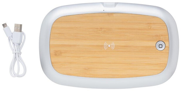sterilisator Rena UV-C 5W 20,4 cm ABS/bamboe wit