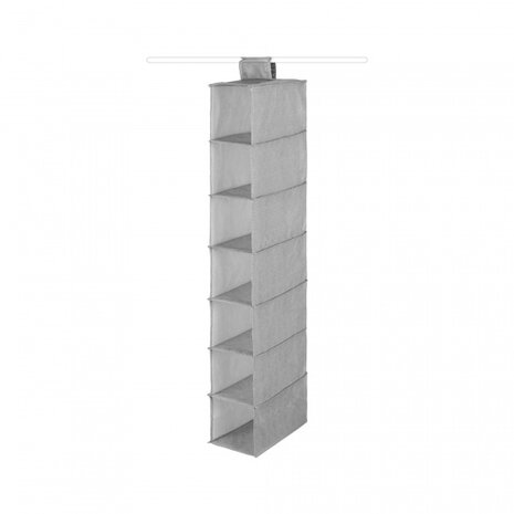 organizer Boston 7-vaks 105 x 15 x 30 cm PP grijs