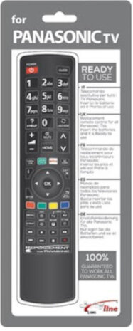 tv-afstandsbediening Panasonic batterij zwart