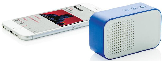 speaker Melody draadloos 400 mAh 3W blauw/wit