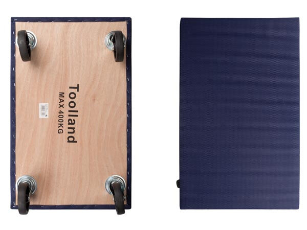 meubelroller 400&nbsp;kg 65&nbsp;x&nbsp;40&nbsp;cm multiplex blauw