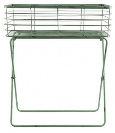 plantenstandaard Daisy 48 x 54 cm staal groen