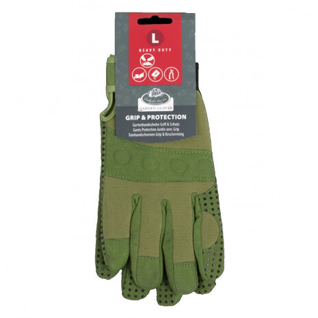 tuinhandschoenen grip microvezel groen maat L