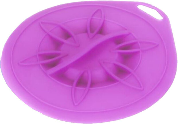 ​​​​​​​deksel universeel 17 cm siliconen paars