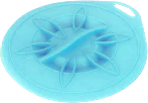 ​​​​​​​deksel universeel 21 cm siliconen blauw