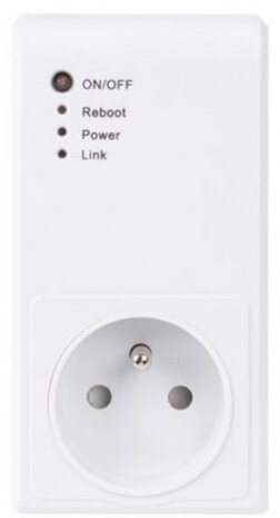 WiFi-tussenstekker penaarde Franse stekker 230V wit