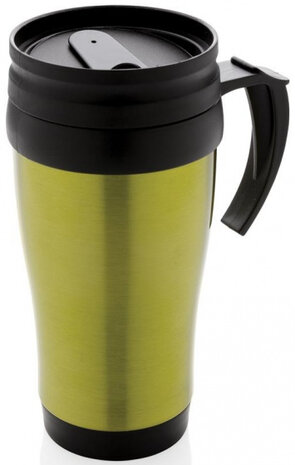 drinkbeker 350 ml RVS/ABS groen