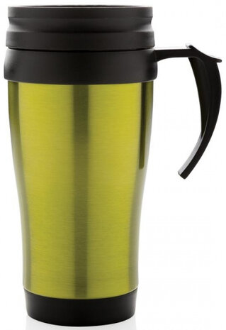 drinkbeker 350 ml RVS/ABS groen