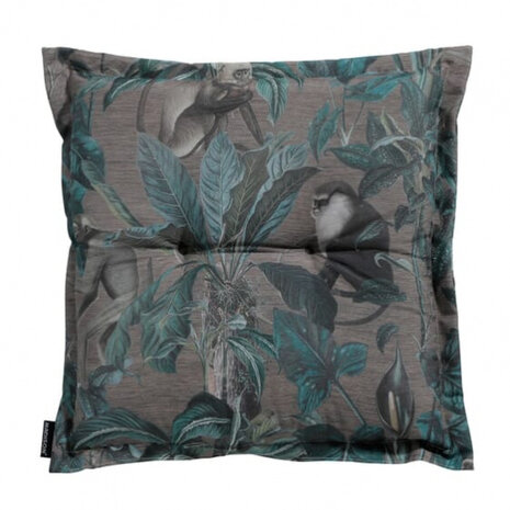 zitkussen Floris 50 x 50 cm polykatoen groen/taupe