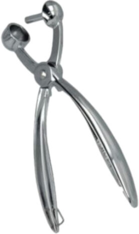 ontpitter Pikkio 18 x 15 cm staal zilver