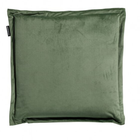 zitkussen Velvet 50 x 50 cm polykatoen groen