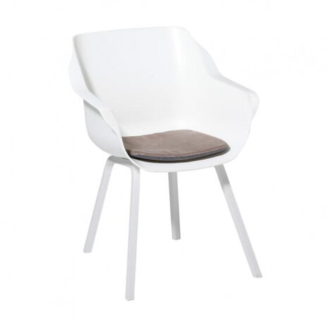 zitkussen Velvet 40 x 40 polykatoen taupe
