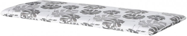bankkussen Donna 180 x 48 cm polykatoen grijs