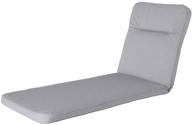 ligbedkussen Outdoor Manchester 190 x 60 cm grijs