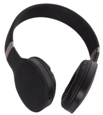 koptelefoon stereo draadloos 18,2 x 15,1 cm zwart