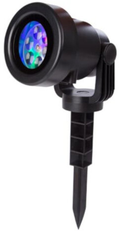 led-projector IP44 buitenshuis 40 cm ABS zwart