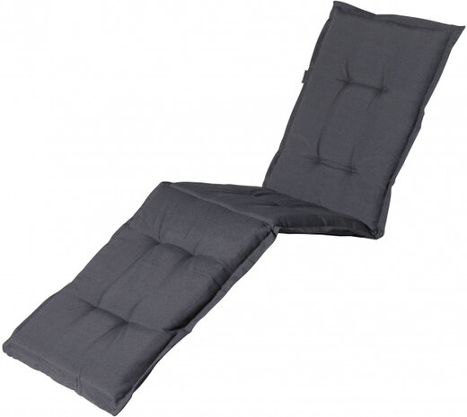 ligbedkussen Panama 60 x 200 cm katoen/polyester grijs