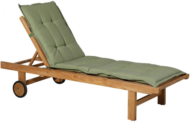 ligbedkussen Panama 60 x 200 cm katoen/polyester groen