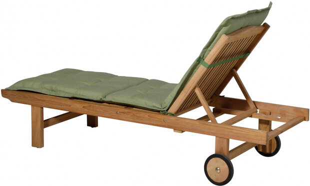 ligbedkussen Panama 60 x 200 cm katoen/polyester groen