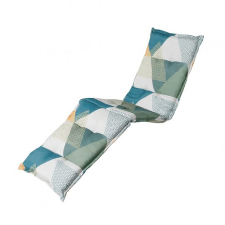 ligbedkussen Triangle 200 x 65 cm katoen groen