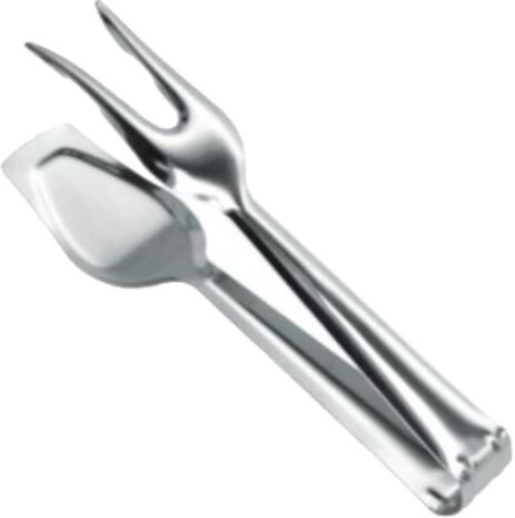 serveertang 20 cm RVS zilver
